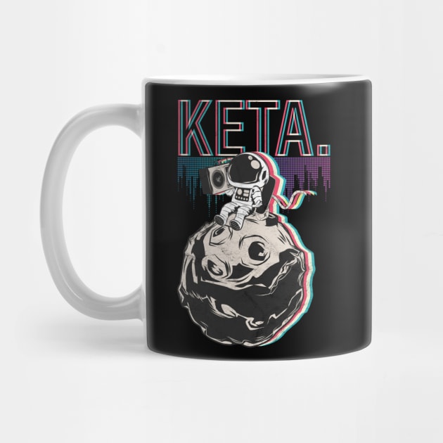 Techno Electro Music Keta Astronaut by avshirtnation